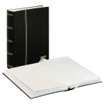 LINDNER - Classificatore STANDARD A4 a 32 fogli bianchi - Nero