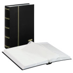 LINDNER - Classificatore STANDARD A4 a 32 fogli bianchi con divisore - Nero