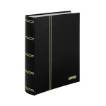 LINDNER - Classificatore STANDARD A4 a 32 fogli bianchi con divisore - Nero - immagine 2