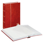 LINDNER - Classificatore STANDARD A4 a 32 fogli bianchi con divisore - Rosso