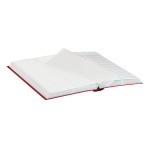 LINDNER - Classificatore STANDARD A4 a 32 fogli bianchi con divisore - Rosso - immagine 3