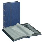 LINDNER - Classificatore STANDARD A4 a 32 fogli neri - Qualsiasi colore