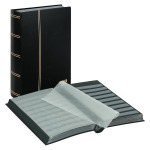 LINDNER - Classificatore STANDARD A4 a 32 fogli neri - Nero