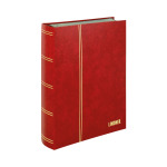 LINDNER - Classificatore STANDARD A4 a 32 fogli neri - Rosso - immagine 2