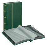 LINDNER - Classificatore STANDARD A4 a 32 fogli neri - Verde