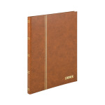 LINDNER - Classificatore STANDARD A4 a 8 fogli bianchi - Avana - immagine 2