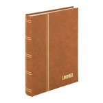 LINDNER - Classificatore STANDARD A5 a 16 fogli bianchi - Avana - immagine 2