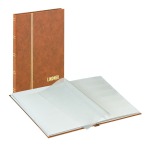 LINDNER - Classificatore STANDARD A5 a 8 fogli bianchi - Avana
