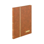 LINDNER - Classificatore STANDARD A5 a 8 fogli bianchi - Avana - immagine 2