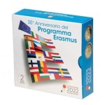 ITALIA - 2022 - 2 € 35° del Programma Erasmus - PROOF in cofanetto - immagine 2