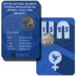 MALTA - 2022 - 2 € Risoluzione del Consiglio di Sicurezza delle Nazioni Unite sulla pace e la sicurezza per le donne - FDC in folder
