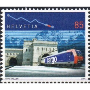 2006 100° del traforo del Sempione 1 v. E.P. di Svizzera con Italia Svizzera