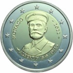 2022 2 Euro 100° della morte del Principe Alberto I Monaco