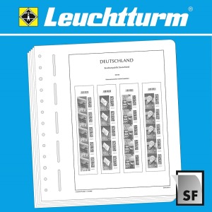 Germania Federale francobolli da coil con codice a barre 2022 Con taschine Leuchtturm