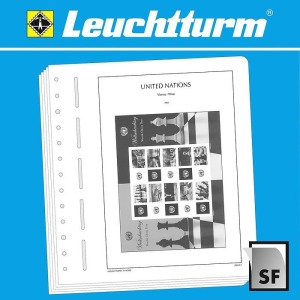 ONU Vienna Francobolli Personalizzati 2022 Con taschine Leuchtturm 1