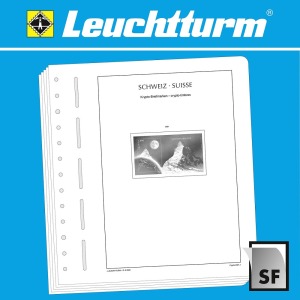 Svizzera Crypto stamps 2021 Con taschine Leuchtturm