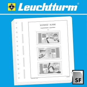 Svizzera Crypto stamps 2022 Con taschine Leuchtturm