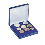 Cofanetto per una serie da 8 monete Euro Blu Lindner 1