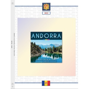 Foglio SERIE DIVISIONALE Andorra 2022 Abafil