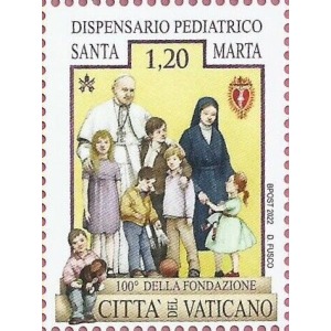 2022 100° del Dispensario Pediatrico Santa Marta 1 v. Vaticano