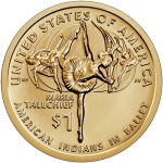2023 1 Dollaro Nativi Maria Tallchief in posa da balletto USA