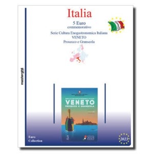 Inserto 5 Euro Italia Prosecco e Granseola in folder 2023 Master Phil