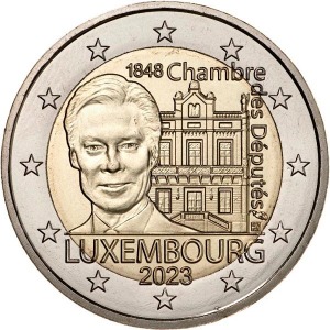2023 2 Euro 175° della Camera dei Deputati Lussemburgo