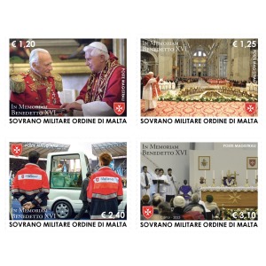 2023 In memoria di Sua Santita il Papa Emerito Benedetto XVI 4 v. S.M.O.M. SMOM