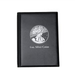 Album tascabile ROUTE con 48 tasche per ONCE IN ARGENTO fino a 41 mm senza custodia Nero Leuchtturm 1