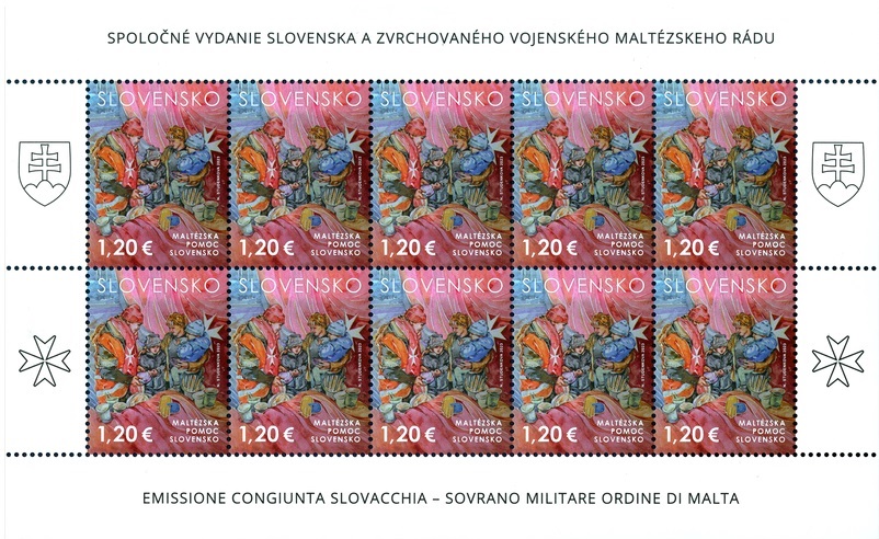 2023 30° delle relazioni diplomatiche tra SMOM e Repubblica Slovacca 1 MF da 10 v. E.C. di Slovacchia con S.M.O.M. Slovacchia SMOM 2023 30° delle relazioni diplomatiche tra SMOM e Repubblica Slovacca 1 MF da 10 v. E.C. di Slovacchia con S.M.O.M. Slovacchia SMOM