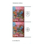 2023 30° delle relazioni diplomatiche tra SMOM e Repubblica Slovacca 1 coppia verticale con 2 appendici laterali E.C. di Slovacchia con S.M.O.M. Slovacchia SMOM 2