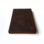 Libro astuccio piccolo con vassoio in velluto rosso 7