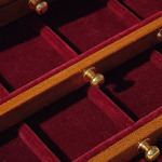 Monetiere in legno con 10 cassetti a scomparti per monete antiche oro orgento 2