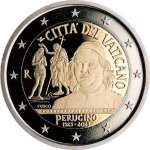 2023 2 Euro 500° della morte del Perugino Vaticano
