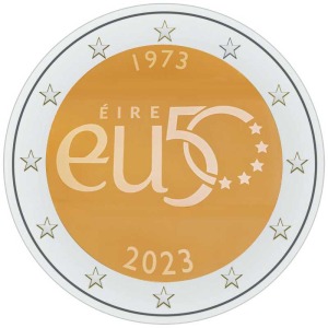 2023 2 Euro 50° dell adesione all Unione Europea Irlanda