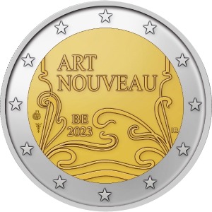 2023 2 Euro Art Nouveau Belgio