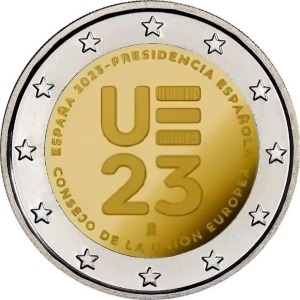 2023 2 Euro Presidenza del Unione Europea Spagna