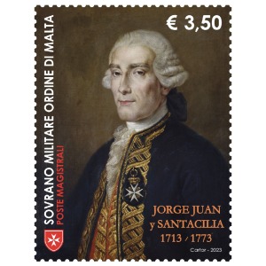2023 250° della scomparsa di Jorge Juan y Santacilia 1 v. S.M.O.M. SMOM