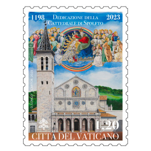 2023 825° del Duomo di Spoleto 1 v. E.C. di Vaticano con SMOM Vaticano
