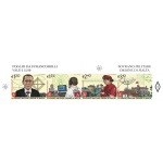 2023 Il radioamatore dell Ordine di Malta fra cultura e servizio 4 v. in striscia con 2 appendici diversi S.M.O.M. SMOM 1