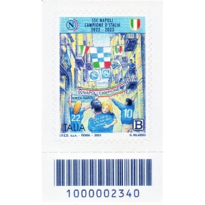 2023 Napoli campione d Italia 1 v. con codice a barre Italia