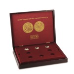 Cofanetto VOLTERRA in legno con 1 ripiano a 8 caselle rotonde per 100 euro in oro Germania Capolavori della letteratura tedesca Mogano Leuchtturm 2