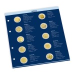 Fogli NUMIS 2 Euro commemorativi 2022 versione tedesca Leuchtturm 1