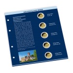 Fogli NUMIS 2 Euro commemorativi 2022 versione tedesca Leuchtturm 3