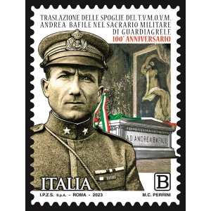 ITALIA - 2023 - 100° della traslazione delle spoglie del T.V.M.O.V.M. Andrea Bafile nel Sacrario Militare di Guardiagrele - 1 v.