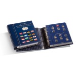 Cartella a 4 anelli VISTA 2 Euro commemorativi Germania con fogli e custodia Leuchtturm 2