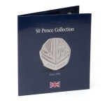 Folder PRESSO per 48 monete circolanti da 50 pence dal 1998 Leuchtturm 1