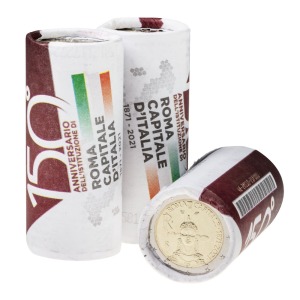 2021 2 Euro Roma Capitale Rotolino speciale Italia