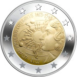 2023 2 Euro 550° della nascita Niccolo Copernico FDC in folder Malta