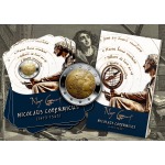 2023 2 Euro 550° della nascita Niccolo Copernico FDC in folder Malta folder 1
